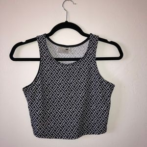 B&W crop top